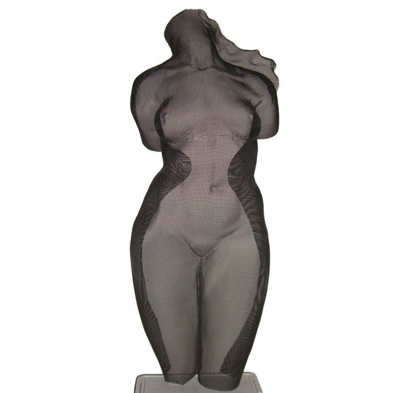 Wonderful mesh sculpture nude torso noted artist Eric Boyer 1994 at 1stDibs  | eric boyer artist, eric boyer sculpture, louis boyer nude