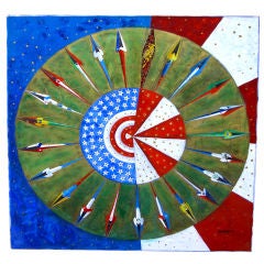 Vibrant Abstract by George Obando, "Unity and the Americas"