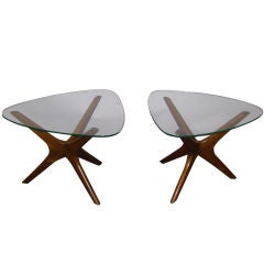 Pair of Adrian Pearsall for Craft Associates end / side tables