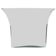 Sergio Asti White glass vase for Venini