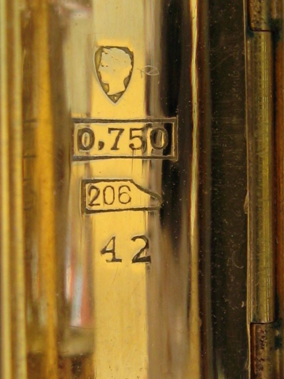 Swiss Lovely 1950's Baume and Mercier 18k gold bracelet watch