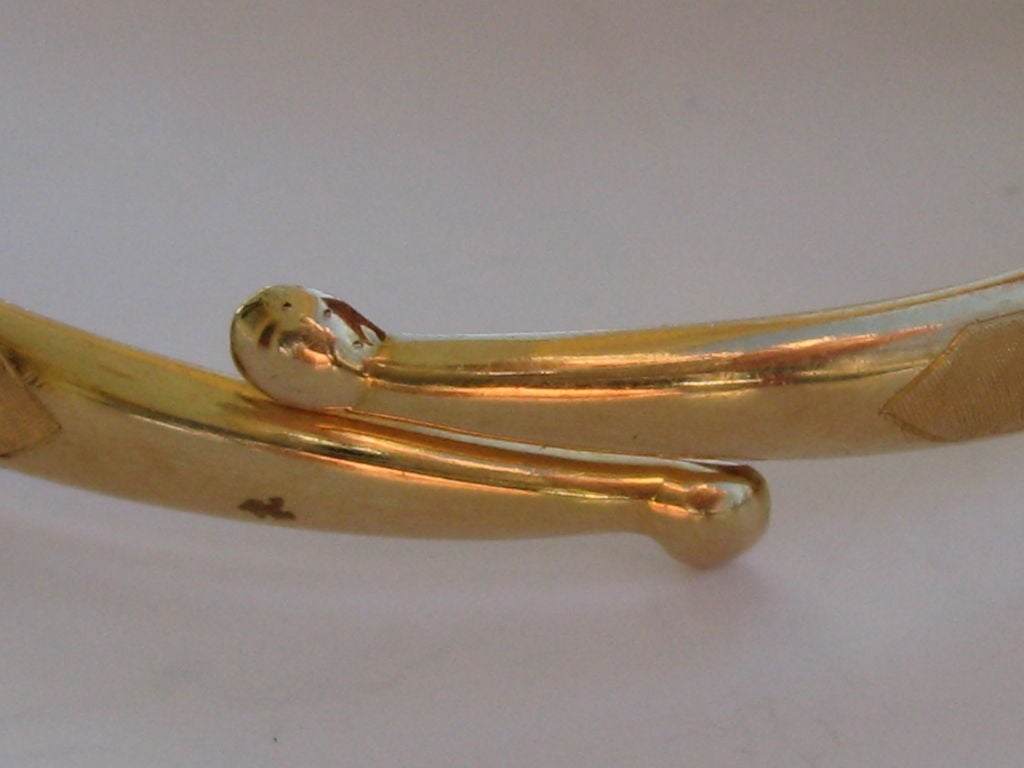 Mid-20th Century Lovely 1950's Baume and Mercier 18k gold bracelet watch