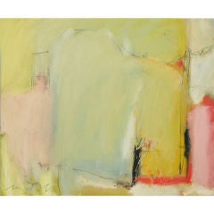 Abstract oil on canvas by the noted artist Victor Mirabelli