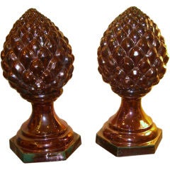 Wonderful pottery pinecones by reknown Spanish Ramos Rejano