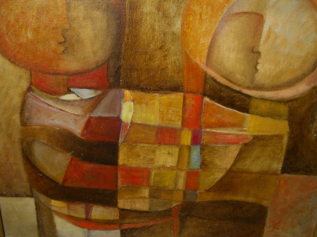 1978 Arnaldo Miccoli oil/canvas by noted Italian American artist 3