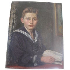 Charming Victorian Sailor Portrait