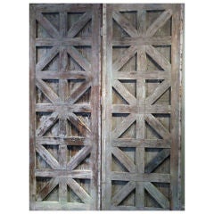 Antique Pair of Wooden Doors