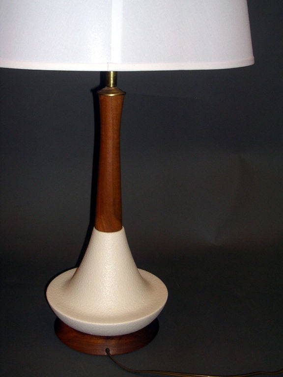 A Pair  Of Mid Century Modern Danish Table Lamps 1