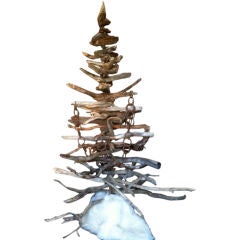 brillant 9' driftwood christmas tree