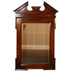 Mahogany Chippendale style mirror