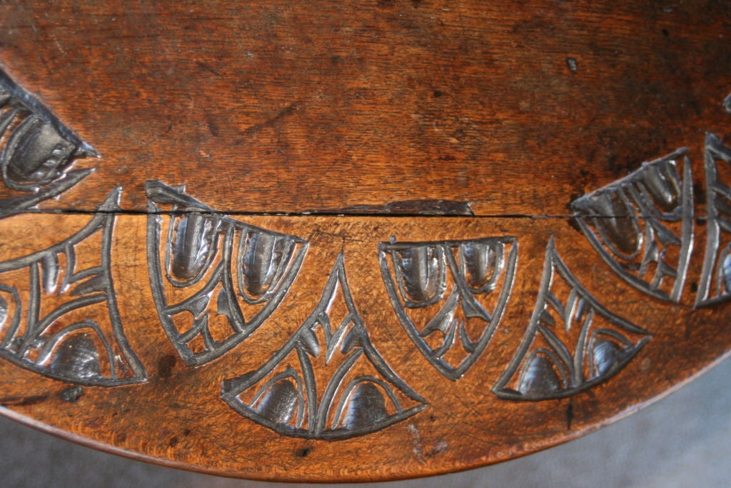 English Oak Jacobean Wine Table. 5