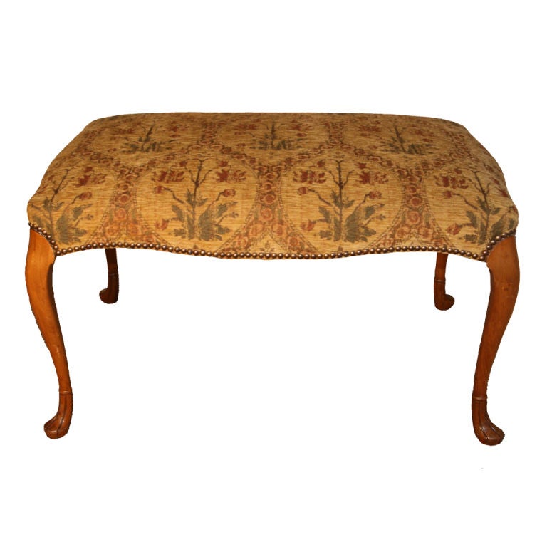 Queen Anne style double stool/bench For Sale