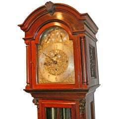 English Longcase Mahogany Clock.