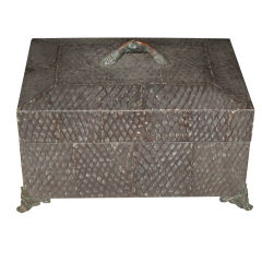 Maitland-Smith Shark Skin Cigar Box 4