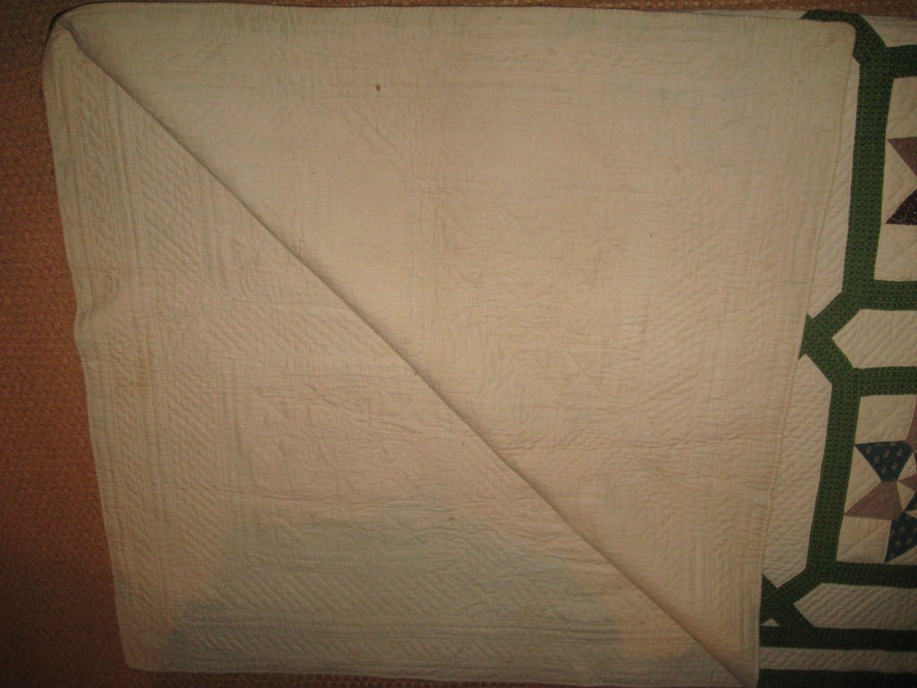 Mid 19th Century American  Star Quilt 3