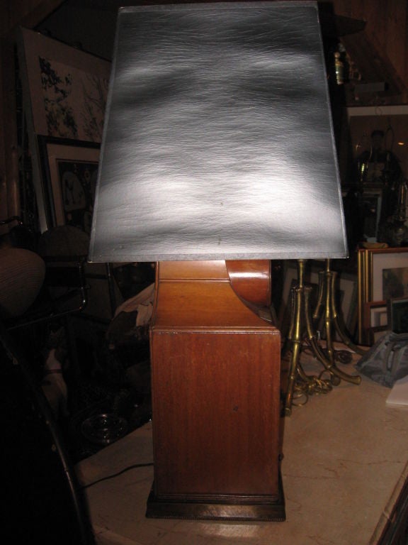 Early English Voting Box made into Lamp 1