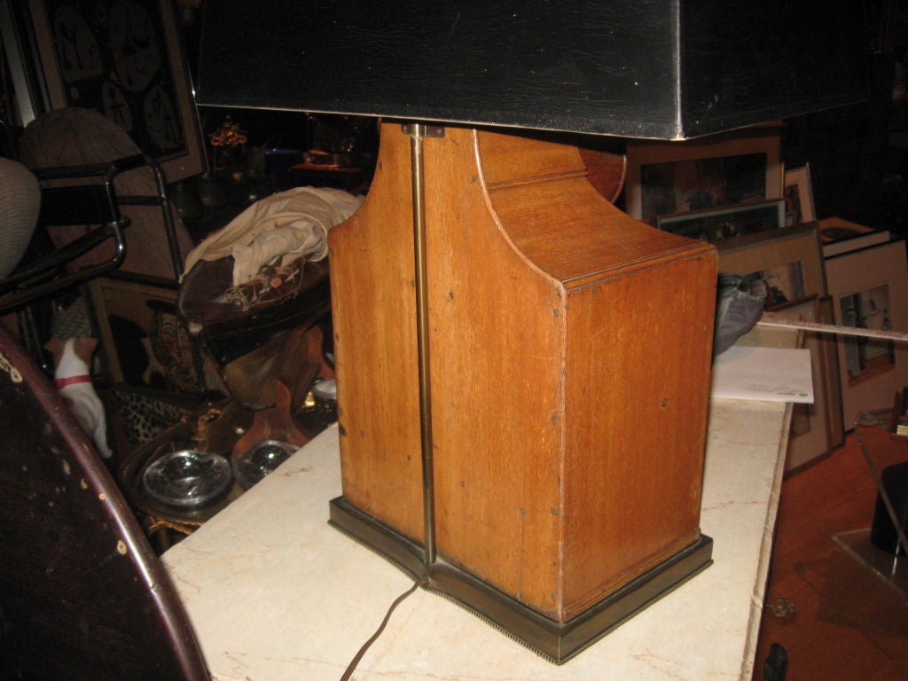 Early English Voting Box made into Lamp 5
