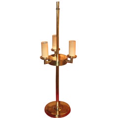 Midcentury Brass Lamp by T.H. Robsjohn-Gibbings for Hansen