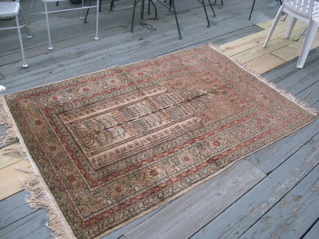 20th Century Oriental Prayer Rug For Sale