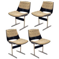 Set of Four Dining Chairs by Jorge Zalszupin
