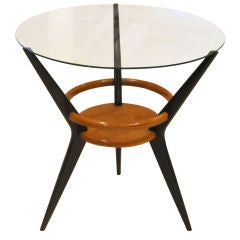 Round Side Table by Scapinelli Round Side Table by Scapinelli
