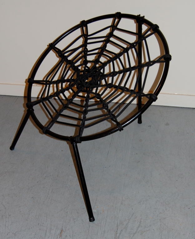 Spider Web Folding Chairs by Hoffer at 1stdibs