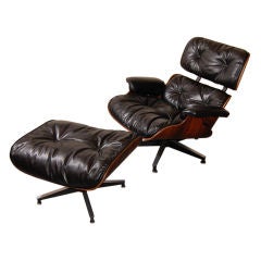 Early Model Eames 670 Lounge & Ottoman