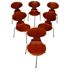 Early Arne Jacobsen 3 Leg  Ant Chairs