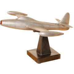 Cast Aluminum 50's Jet Fighter Model