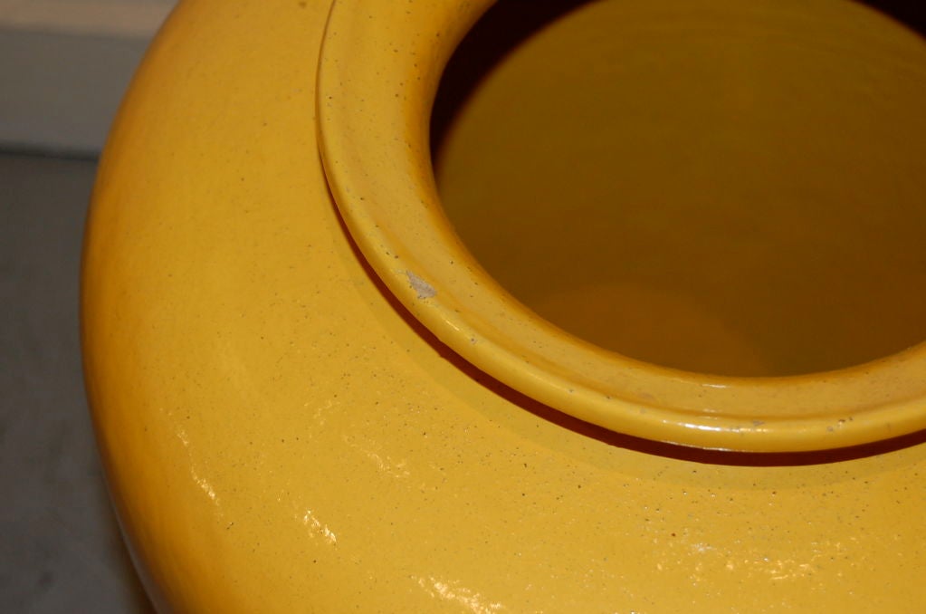 Mid-20th Century Yellow Garden City Oil Jar