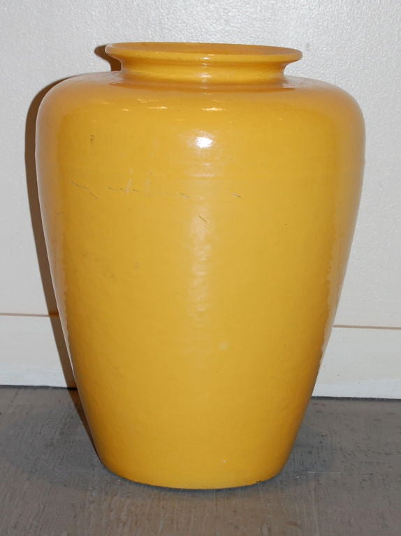 Yellow Garden City Oil Jar 1