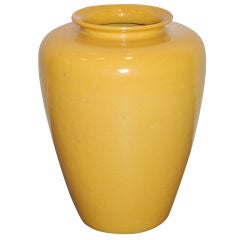 Yellow Garden City Oil Jar