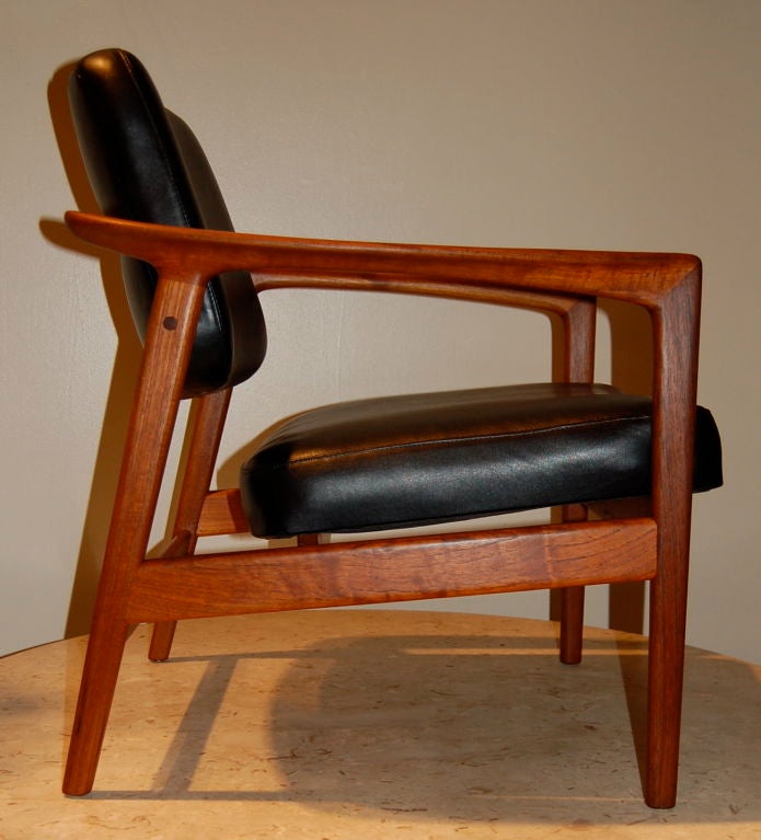 Teak Folke Ohlsson Arm Chair for Dux