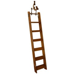 Vintage Industrial Ladder Shelf