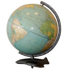 Deco Airplane Weber Costello Globe