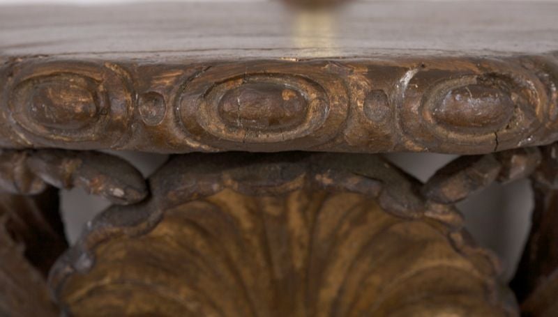 Pair of Italian Neoclassical Giltwood Brackets