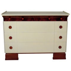 Vintage 1930s CHINOISERIE CHEST OF DRAWERS