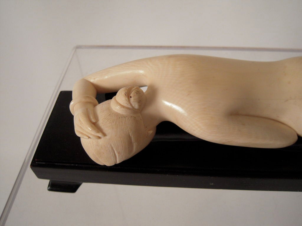 19th Century 19TH C CHINESE IVORY DOCTOR'S MODEL