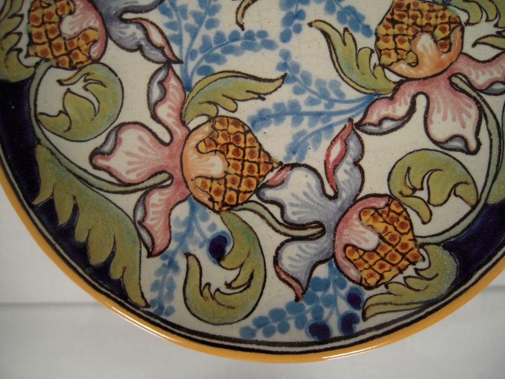 vintage mexican pottery plates