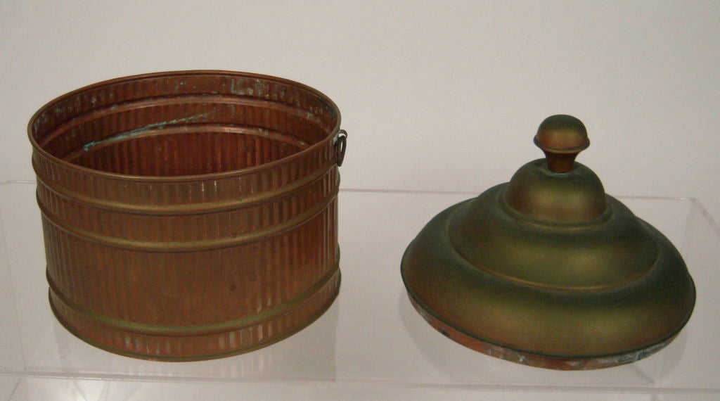 Copper Bucket for Firewood 3