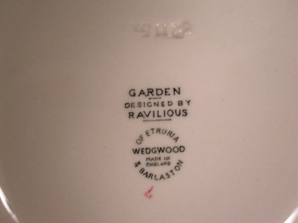 SELTENES ERIC RAVILIOUS FÜR WEDGWOOD GARDEN SERIES SERVICE FÜR 6 2