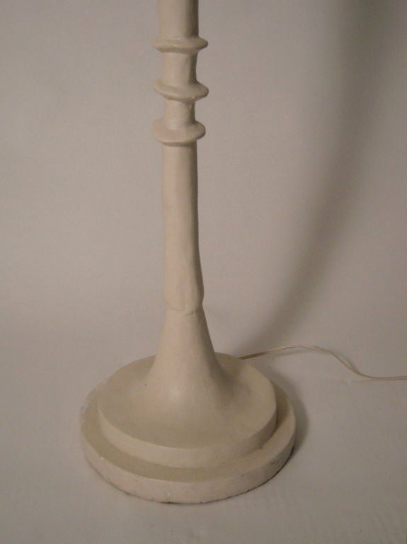 Plaster PLASTER FIGURAL FLOOR LAMP AFTER GIACOMETTI