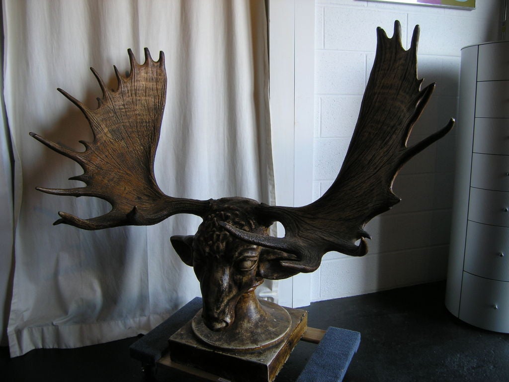 Mid-20th Century Large Fantastic Beast Folk Art Sculpture
