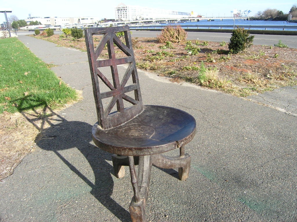 Hand Carved Ethiopian Chair