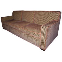 3 Seater Sofa by Jean Michel Frank in Larson textile