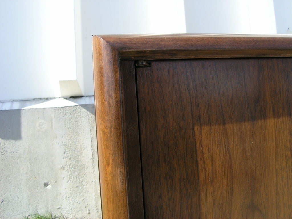 Mahogany Cabinet by T.H. Robsjohn-Gibbings for Widdicomb In Good Condition For Sale In Dorchester, MA