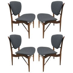 Set of Four Dining Chairs by Finn Juhl