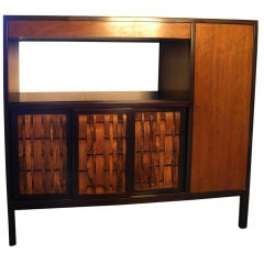 Large Mahogany and Rosewood Cabinet by Edward Wormley for Dunbar