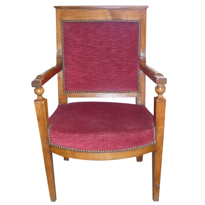 18th Century Period Directoire Armchair For Sale