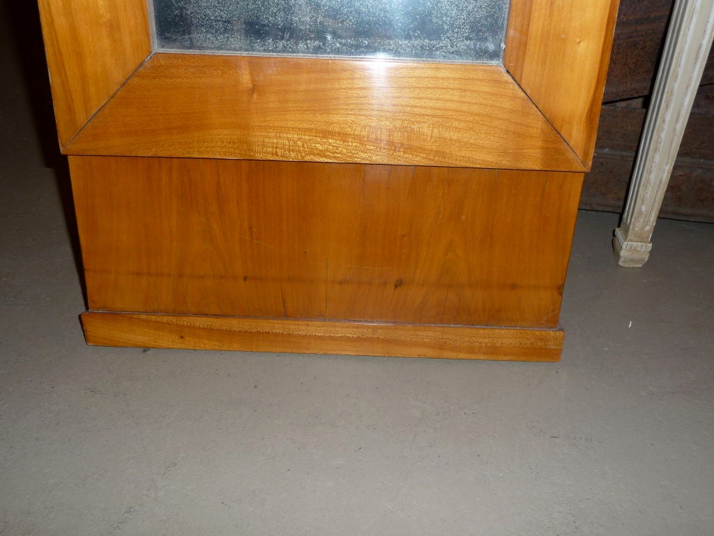 19th Century Fruitwood Biedermeier Pier Mirror For Sale 1